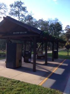 Bus Stop within Fort Wilderness